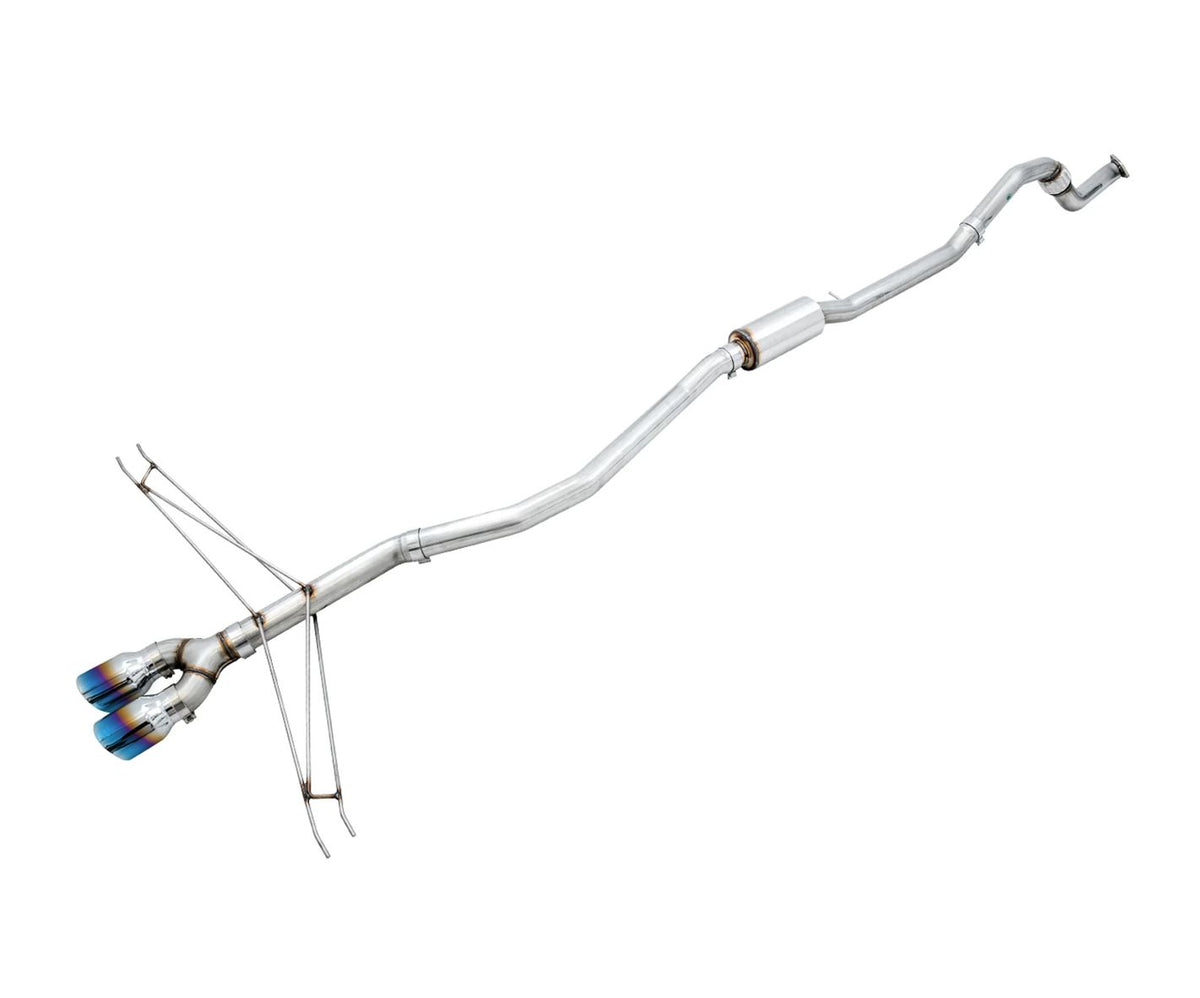 AWE Tuning Track Edition Exhaust w/ Front Pipe & Dual Vapor Blue Tips for 2017-2020 Honda Civic Si [FC1/FC3]