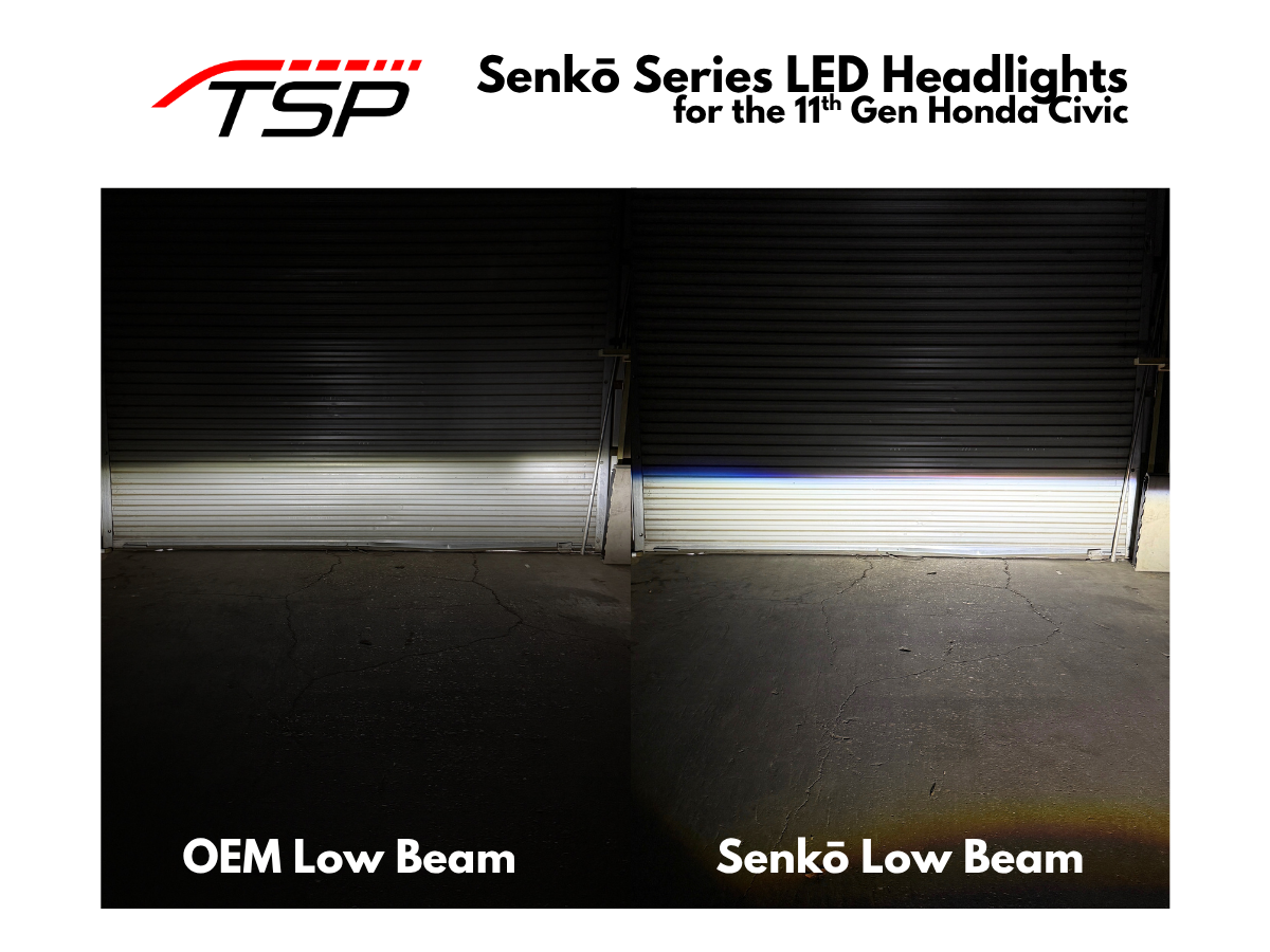 TSP Senkō Series LED Headlights for 22-26 Honda Civic [FE/FL]