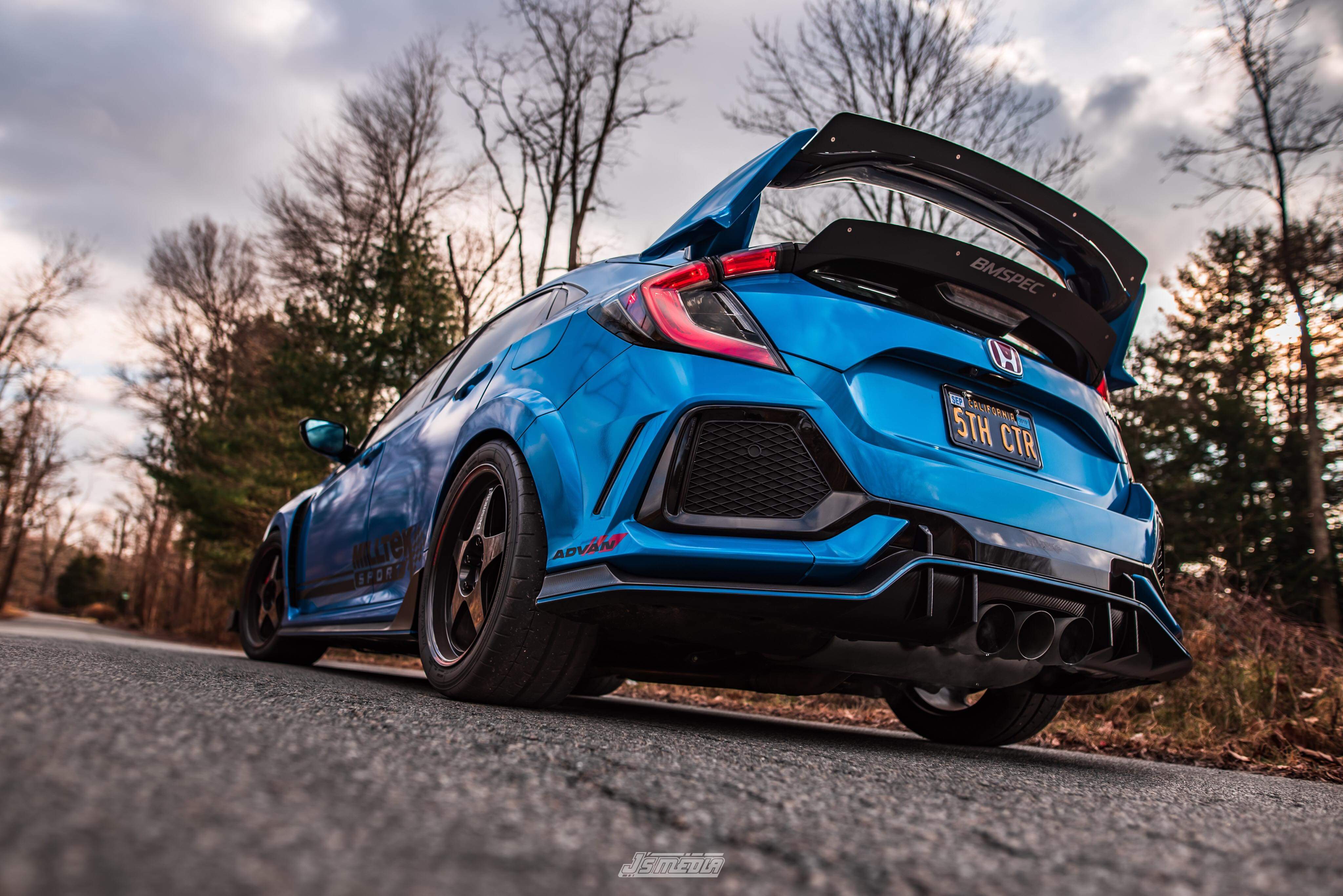 Epsilon+ Spoiler Extension for 17-21 Honda Civic Type R (Upper Only)
