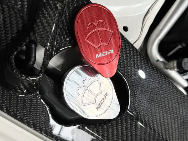 MDR Industries Billet Windshield Washer Reservoir Cap for 2023+ Honda Civic Type R/2024+ Acura Integra [FL5/DE5]