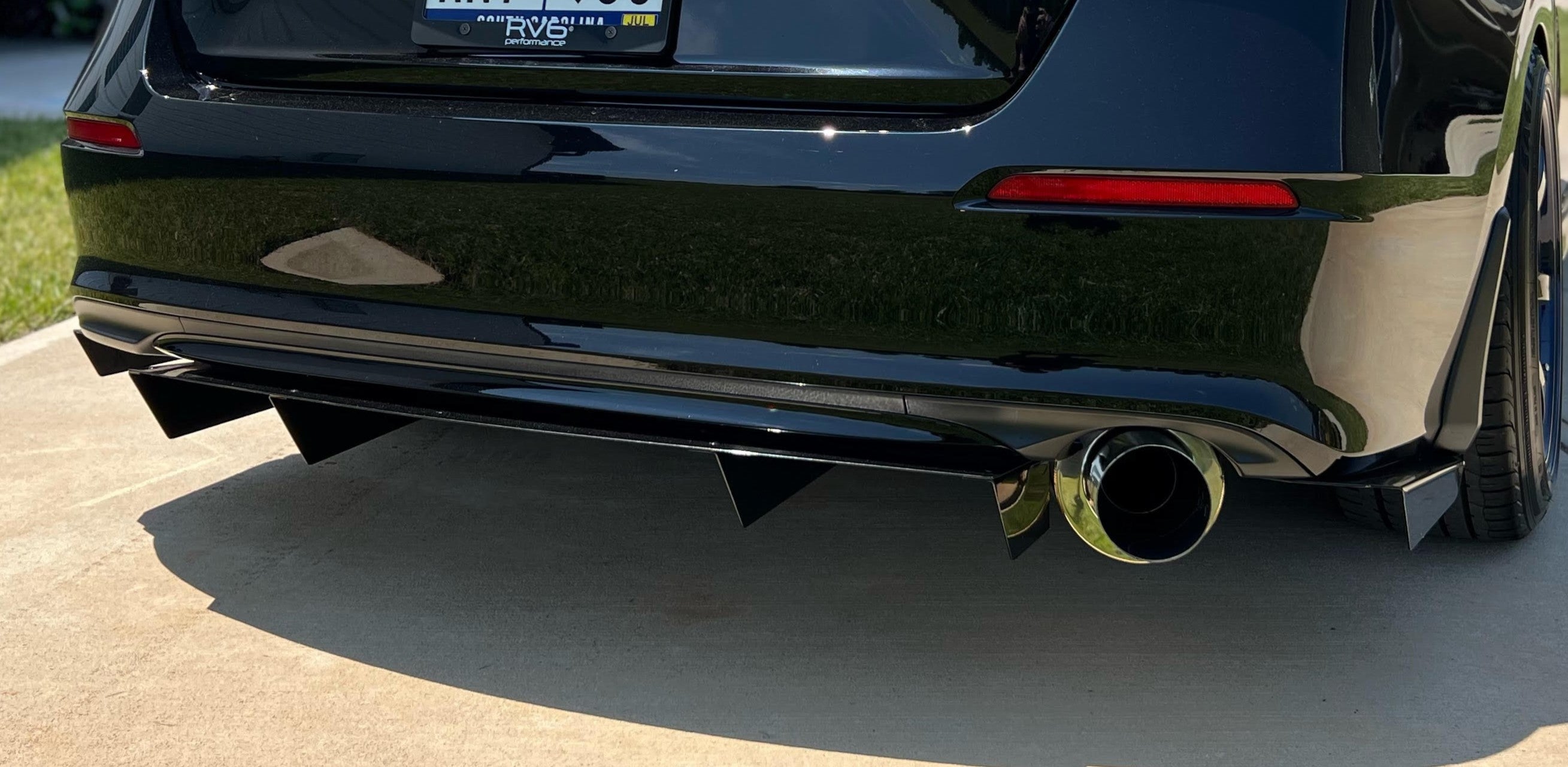 Honda Genuine Rear Bumper Exhaust Garnish for 2022+ Honda Civic Sedan