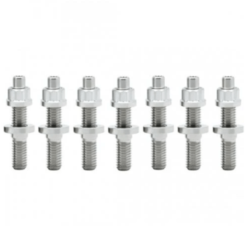 BLOX Racing SUS303 Stainless Steel Exhaust Manifold Stud Kit M8 x 1.25mm 45mm in Length - 9-piece - Two Step Performance