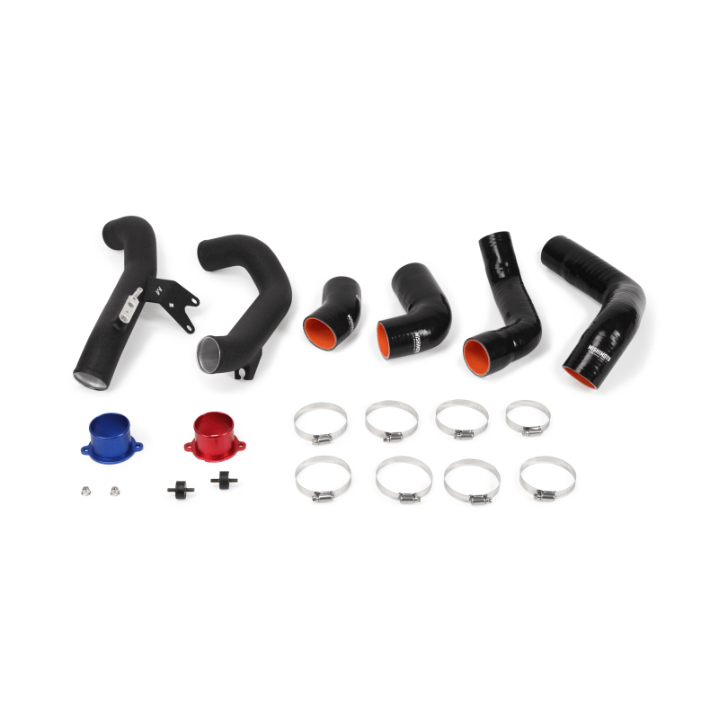Mishimoto 2016+ Honda Civic 1.5T/Si Performance Intercooler Pipe Kit- Wrinkle Black - Two Step Performance