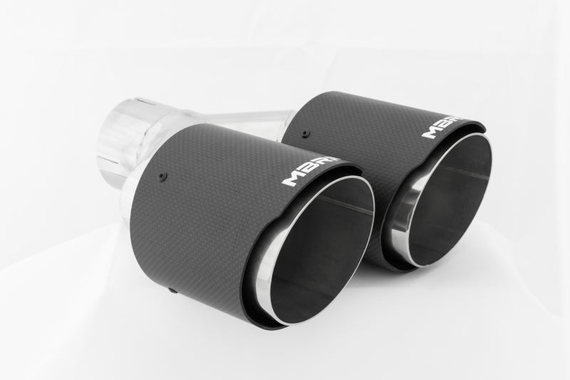 MBRP Universal Carbon Fiber Dual Tip 4in OD/2.5in Inlet