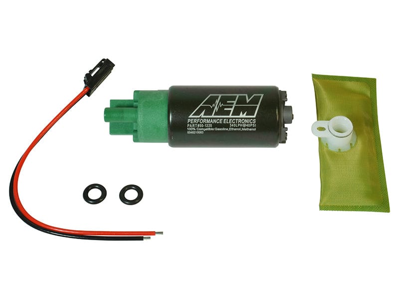 AEM 320LPH 65mm Fuel Pump Kit w/o Mounting Hooks - Ethanol Compatible - Two Step Performance