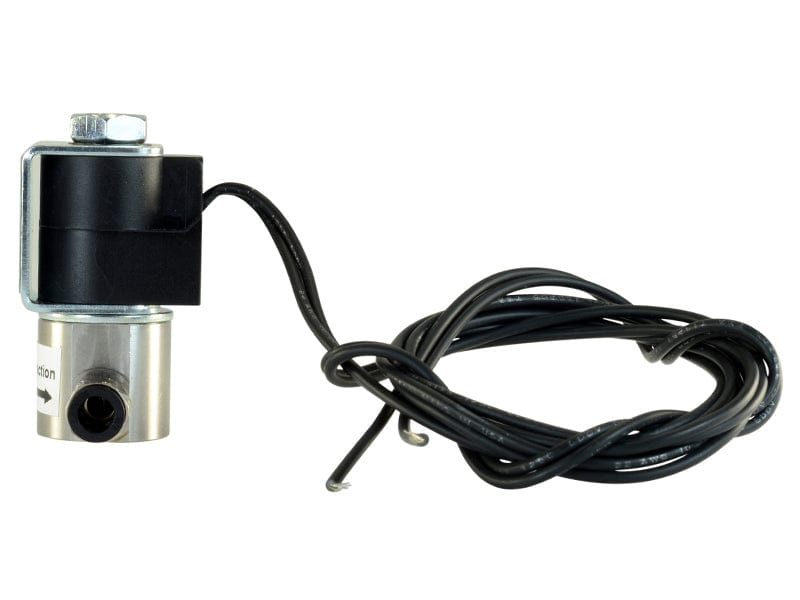 AEM Water/Methanol Injection System - High-Flow Low-Current WMI Solenoid - 200PSI 1/8in-27NPT In/Out - Two Step Performance