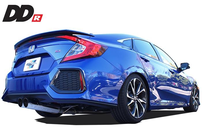 DD-R Resonated Exhaust for 2017+ Honda Civic Si - Two Step Performance