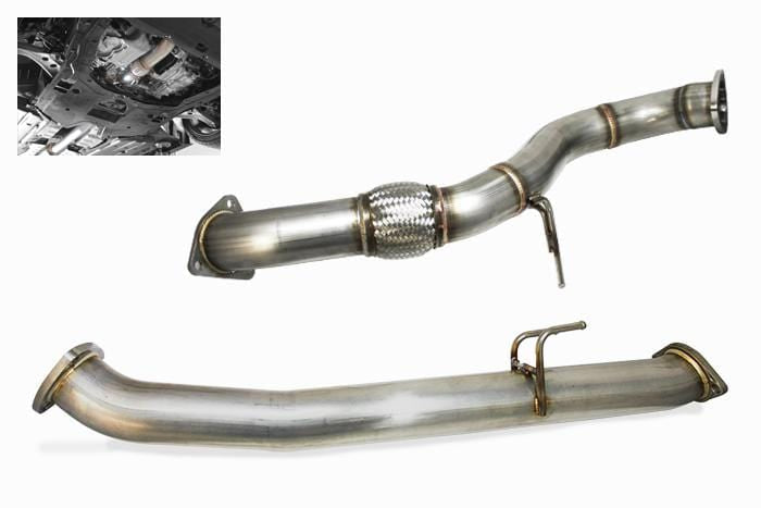 Front Overpipe & Forward Midpipe Combo for 2017+ Honda Civic Type R FK8 - Two Step Performance