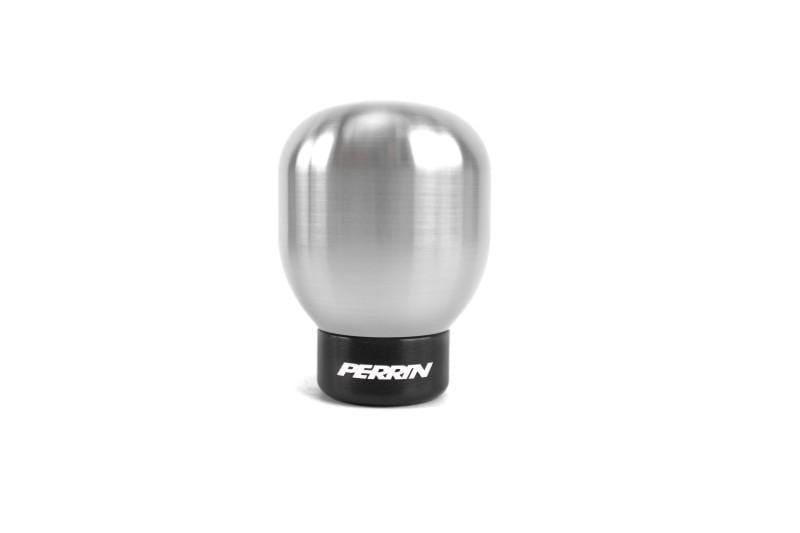 Perrin BRZ/FR-S/86 Brushed Barrel 1.85in Stainless Steel Shift Knob - Two Step Performance