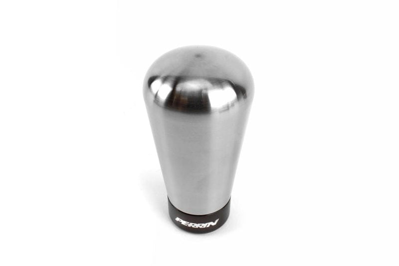 Perrin 15-21 Subaru WRX / 2022 BRZ/GR86 6-Speed Brushed 1.80in Stainless Shift Knob Tapered - Two Step Performance