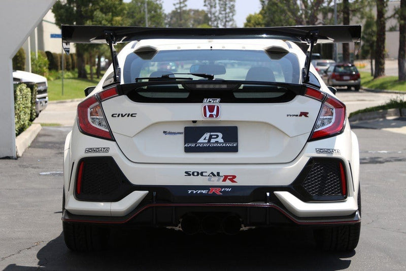 GTC-300 Adjustable Wing for 2017+ Honda Civic Type R FK8 - Two Step Performance