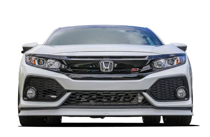 FRP Fiberglass Front Lip Spoiler for 2017+ Honda Civic Si - Two Step Performance