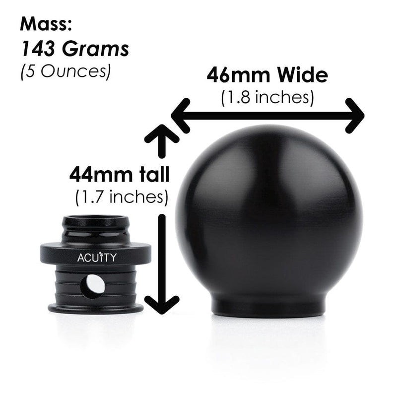 POCO Insulated Low-Profile Shift Knob in Black (M10X1.5) - Two Step Performance