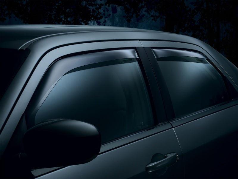 WeatherTech 12+ Honda Civic Front and Rear Side Window Deflectors - Dark Smoke
