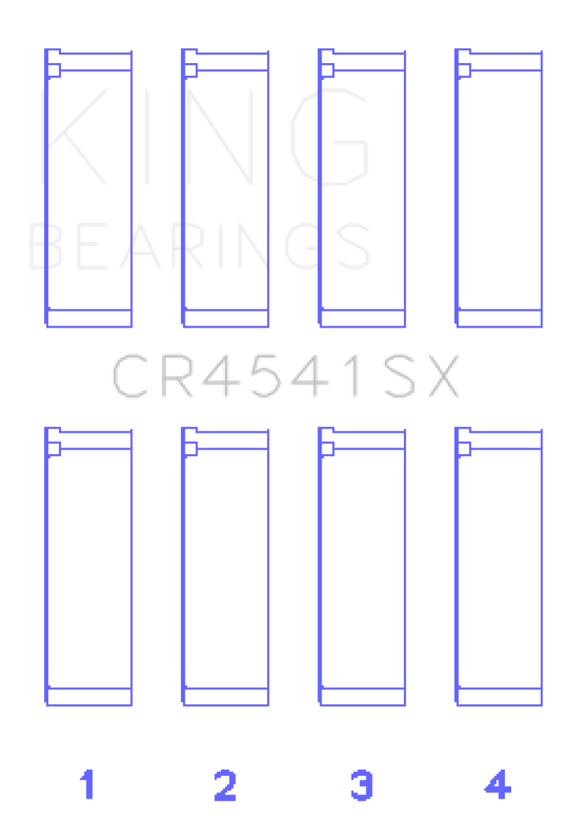 King Bearings Connecting Rod Bearing Set - for Honda F23A/F23Z/K20A3