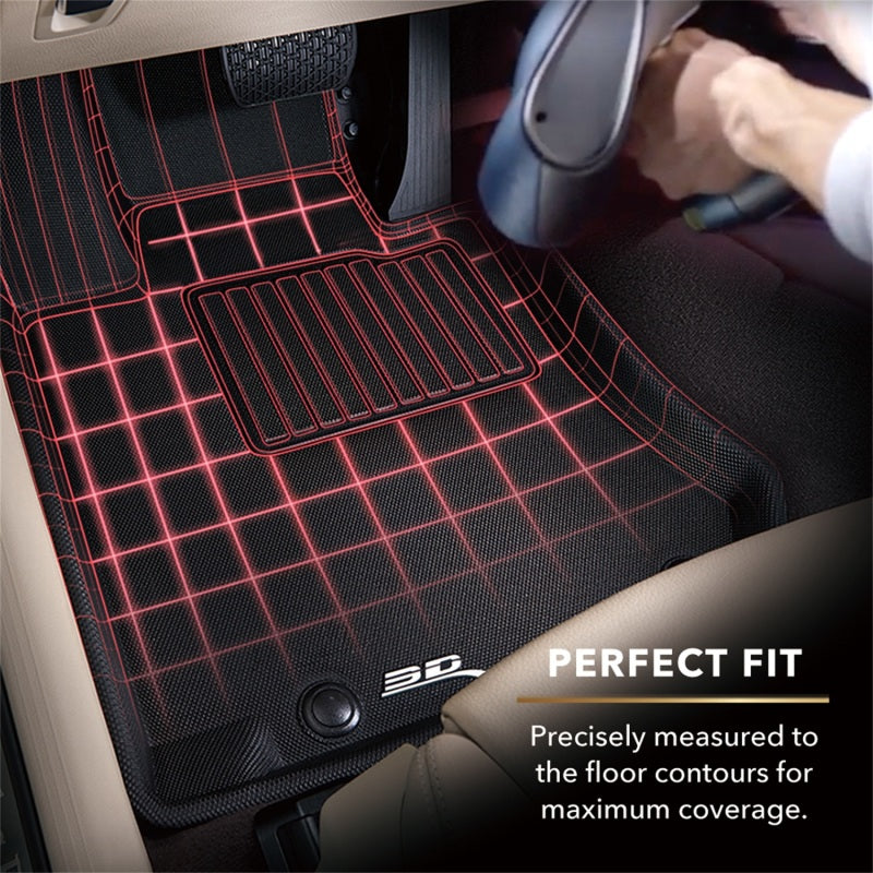 3D MAXpider 2012-2013 Honda Civic Kagu 1st Row Floormat - Black