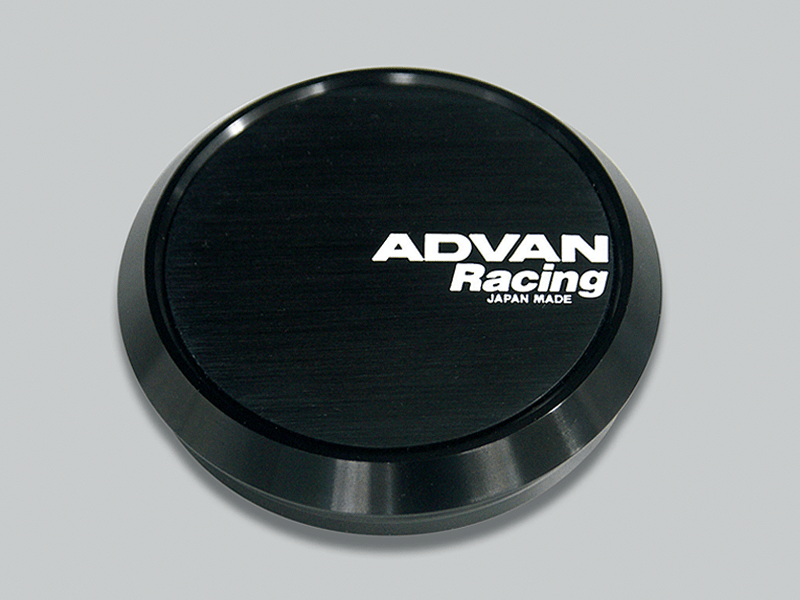 Advan Flat 73mm Center Cap - Black - Two Step Performance