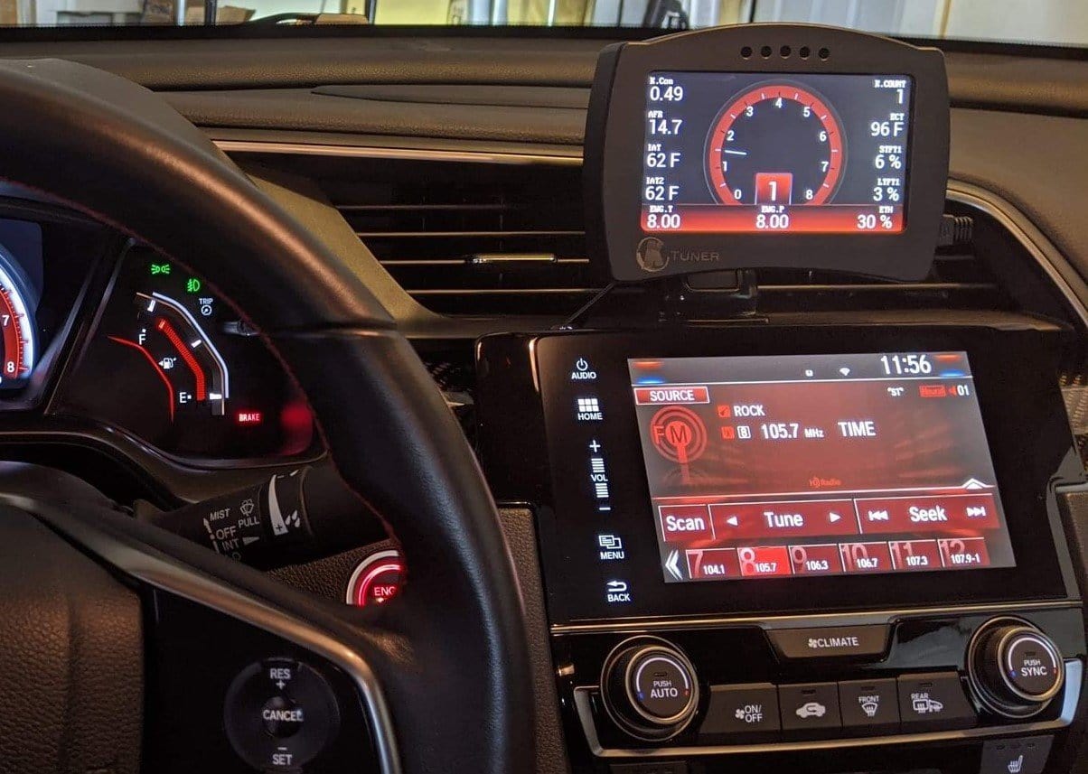 NEW KTuner V2 Above Stereo Mount for 2016+ Honda Civic - Two Step Performance