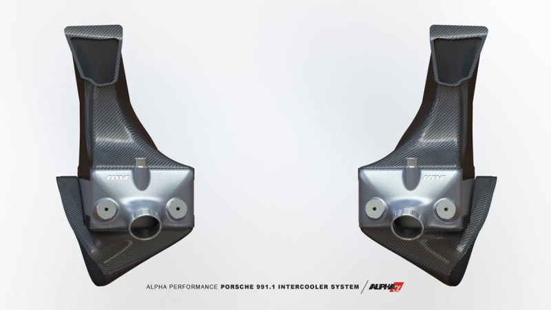 AMS Performance Porsche 997.1TT Alpha Intercooler System (For Stock Framed Turbos)