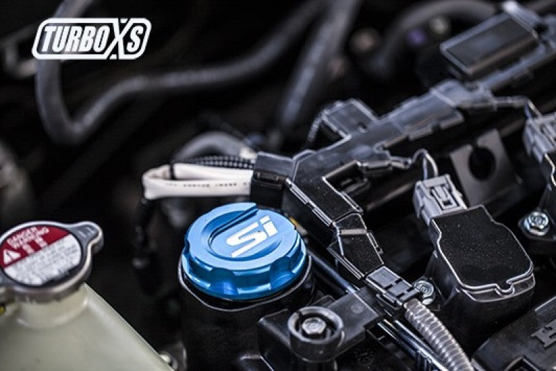 TurboXS Anodized Aluminum Oil Cap for 2017+ Honda Civic Si [FC1/FC3/FE1]