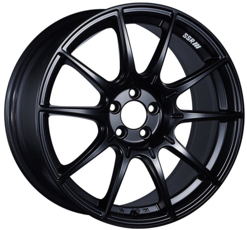 SSR GTX01 19x9.5 5x114.3 35mm Offset Flat Black Wheel 04-08 TL / 93-98 Supra - Two Step Performance