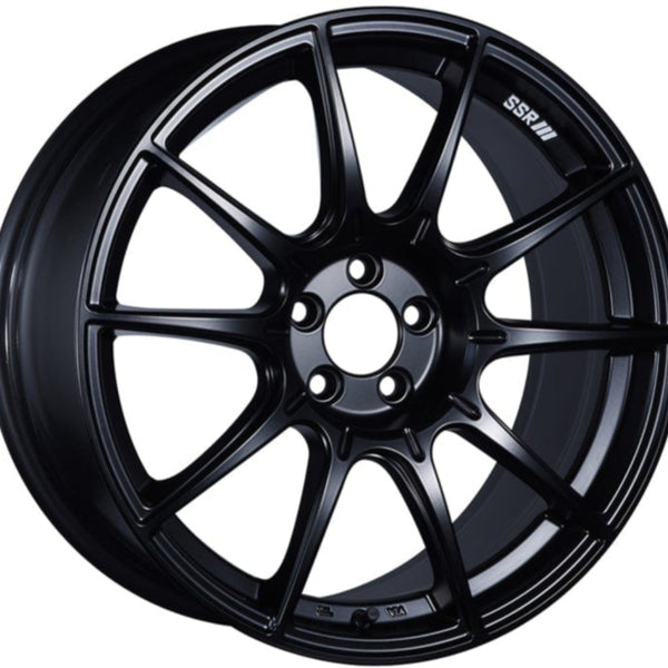 SSR GTX01 19x9.5 5x120 38mm Offset Flat Black Wheel