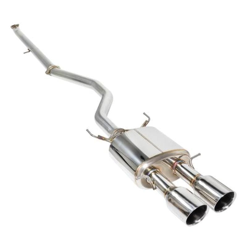 Remark 2017 Civic Si 4 Door Sedan Cat Back Exhaust w/Stainless Double Wall Tip (Not Resonated) - Two Step Performance