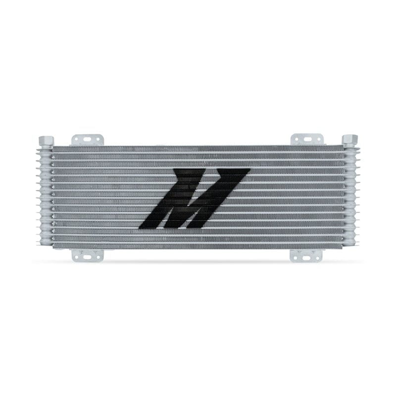 Mishimoto 13-Row Stacked Plate Transmission Cooler - Silver - Two Step Performance