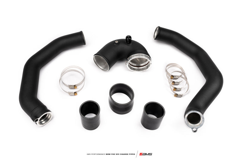 AMS Performance 15-18 BMW M3 / 15-20 BMW M4 w/ S55 3.0L Turbo Engine Charge Pipes