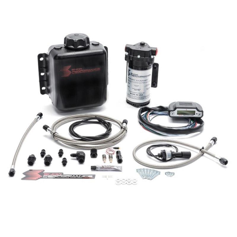 Snow Performance Stg 3 Boost Cooler DI 2D MAP Prog. Water Injection Kit (SS Braided Line & 4AN) - Two Step Performance