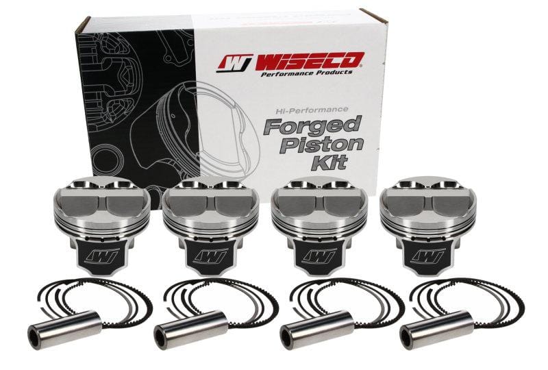Wiseco Acura 4v Domed +8cc STRUTTED 87.0MM Piston Kit - Two Step Performance