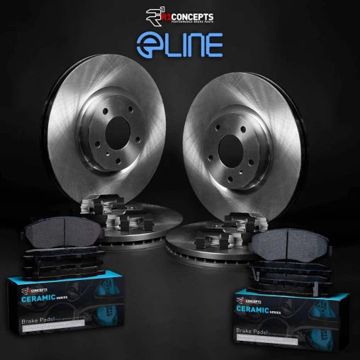 R1 eLINE Blank Rotors with CERAMIC Pads and Hardware (Non-Si)