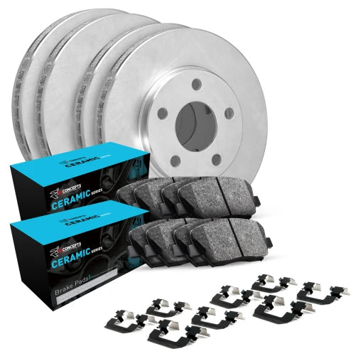 R1 eLINE Blank Rotors with CERAMIC Pads and Hardware (Si Only)