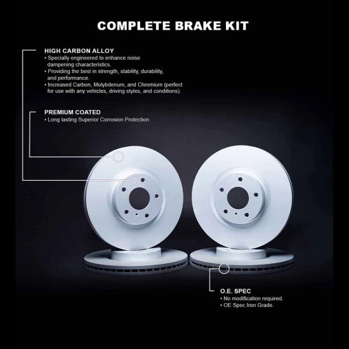 R1 GEO-Carbon Series Blank Brake Rotors (Non-Si)