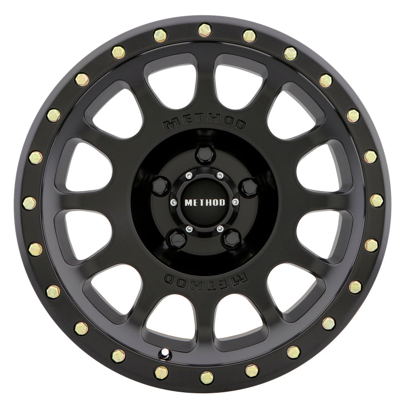 Method MR305 NV 17x8.5 0mm Offset 5x150 116.5mm CB Matte Black Wheel