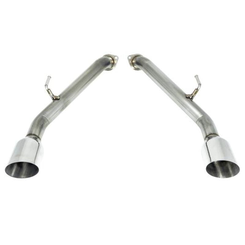 Remark 2014+ Infiniti Q50 Axle Back Exhaust w/Stainless Steel Single Wall Tip - Two Step Performance