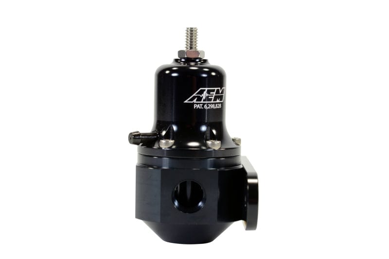 AEM High Capacity Universal Black Adjustable Fuel Pressure Regulator - Two Step Performance