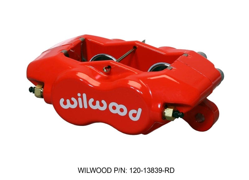 Wilwood Caliper-Forged DynaliteI-Red 1.38in Pistons .81in Disc - Two Step Performance