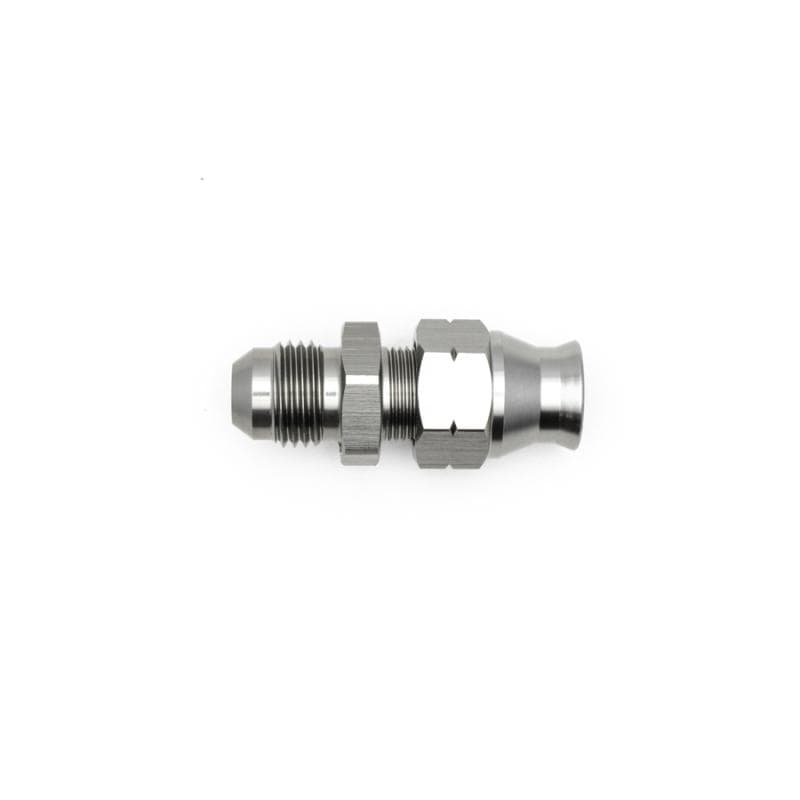 DeatschWerks 6AN Male Flare to 5/16in Hardline Compression Adapter (Incl. 1 Olive Insert) - Two Step Performance