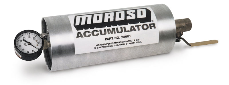 Moroso Oil Accumulator - 1.5 Quart - 10in x 4.25in