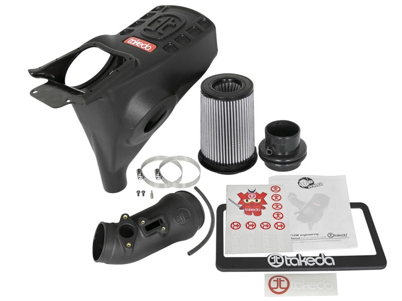 aFe Takeda Momentum Cold Air Intake System w/ Pro Dry S Filter for 2017-2021 Honda Civic Type R [FK8]