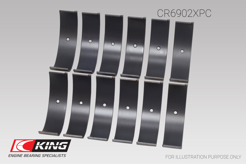King Nissan VQ35HR/VQ37VHR/VR30DTT (Size +.25) pMaxKote Rod Bearing Set