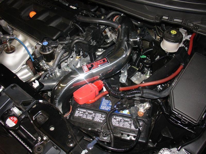 Injen 12-13 Honda Civic Black Polish Tuned Air Intake w/ MR Tech/Web Nano-Fiber Dry Filter - Two Step Performance