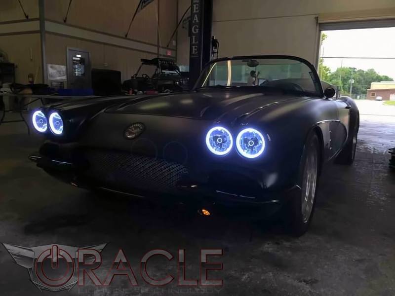 Oracle Pre-Installed Lights 5.75 IN. Sealed Beam - White Halo