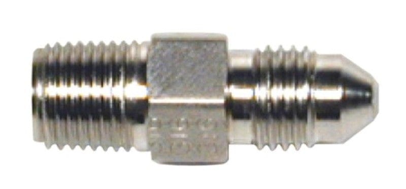 Wilwood Inlet Fitting - 1/8-27 NPT to -3 (Straight) - Two Step Performance