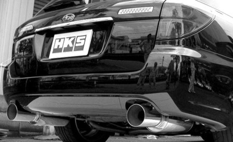 HKS 05-07 Subaru Legacy GT Silent Hi-Power Dual Exhaust - Two Step Performance
