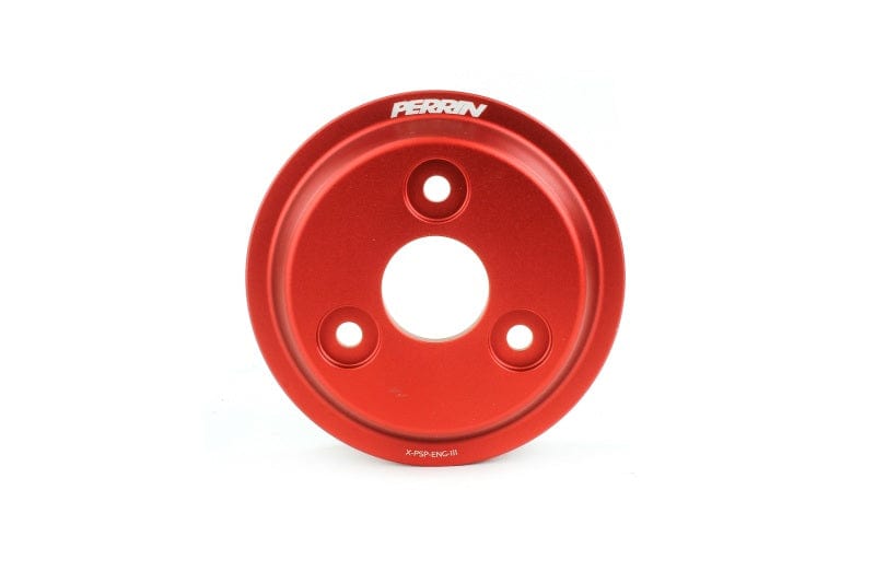 Perrin 15-21 Subaru WRX Lightweight Water Pump Pulley - Red - Two Step Performance
