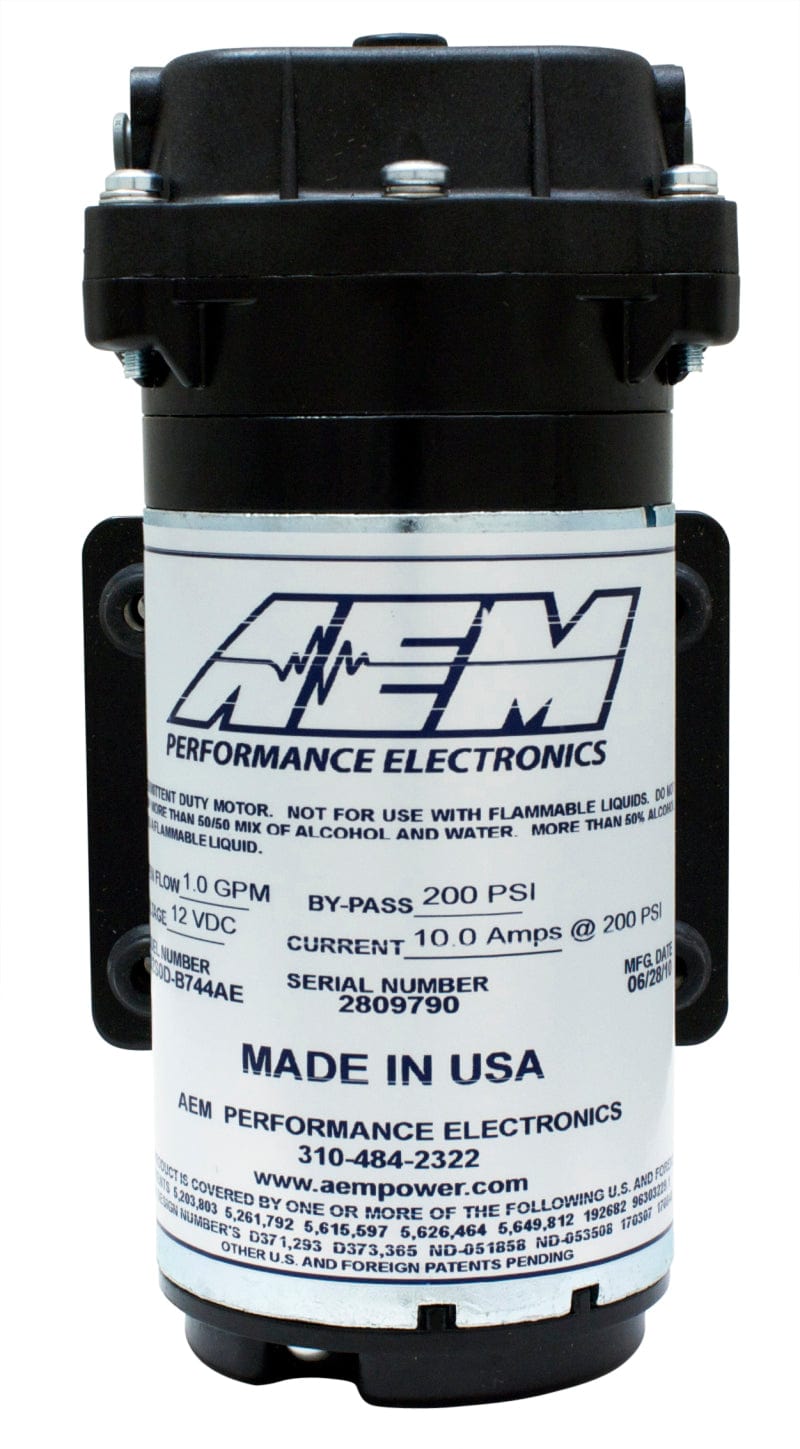 AEM Water / Methanol Injection 6-Amp Recirculation-Style Pump 200psi for One-Gallon Kit **replacemen - Two Step Performance