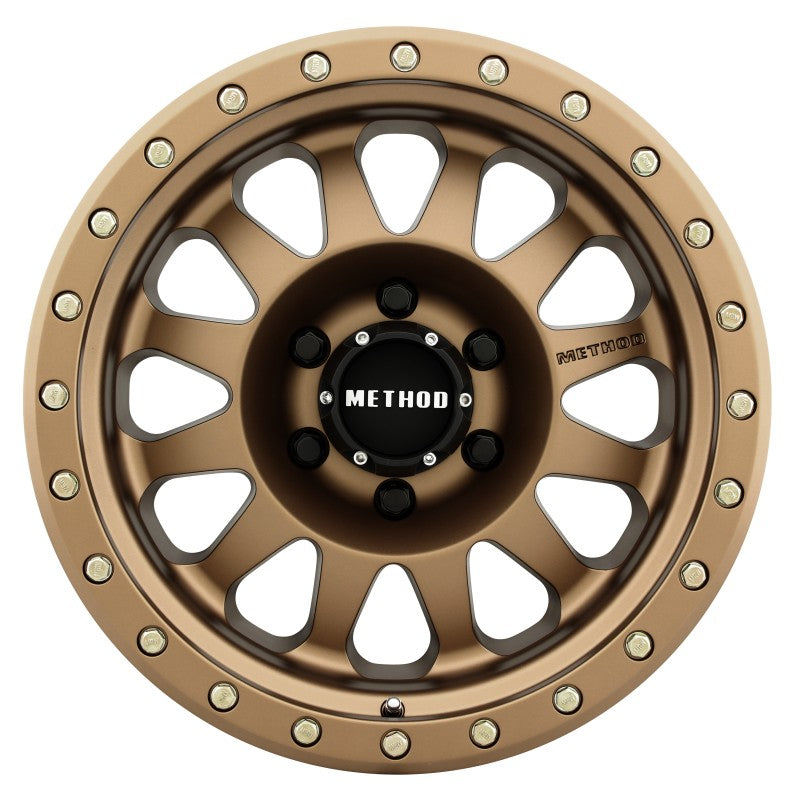 Method MR304 Double Standard 17x8.5 0mm Offset 6x135 94mm CB Method Bronze Wheel