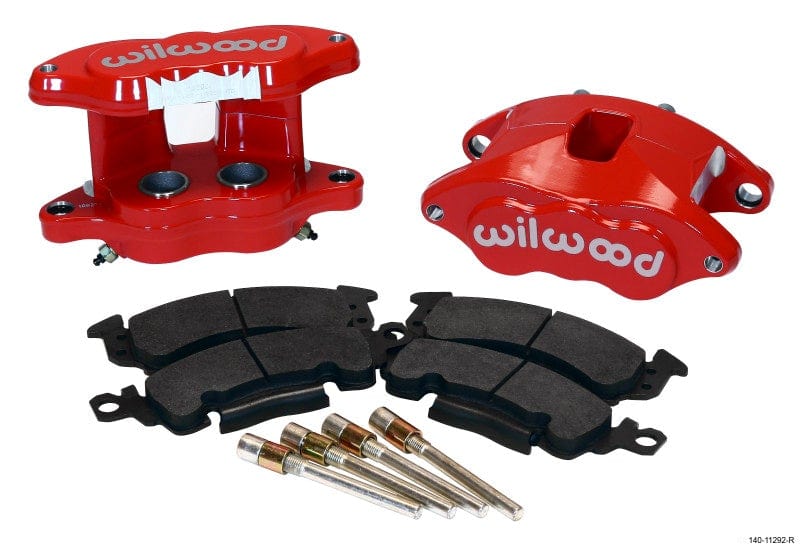 Wilwood D52 Rear Caliper Kit - Red 1.25 / 1.25in Piston 1.28in Rotor - Two Step Performance